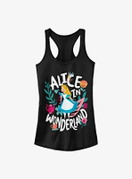 Disney Alice Wonderland Cutout Girls Tank