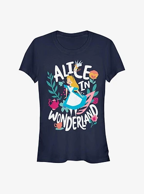 Disney Alice Wonderland Cutout Girls T-Shirt