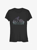 Disney Alice Wonderland Gradient Rabbit Girls T-Shirt