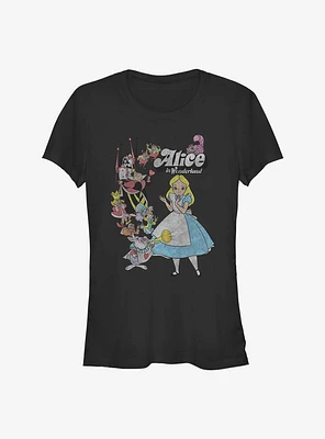 Disney Alice Wonderland Group Girls T-Shirt