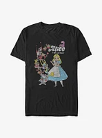 Disney Alice Wonderland Group T-Shirt