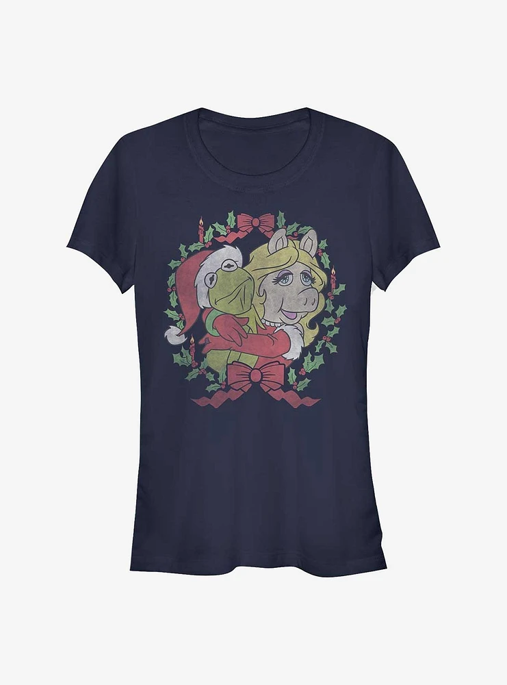 Disney The Muppets Kermy And Piggy Christmas Girls T-Shirt