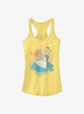 Disney Alice Wonderland Watercolors Girls Tank