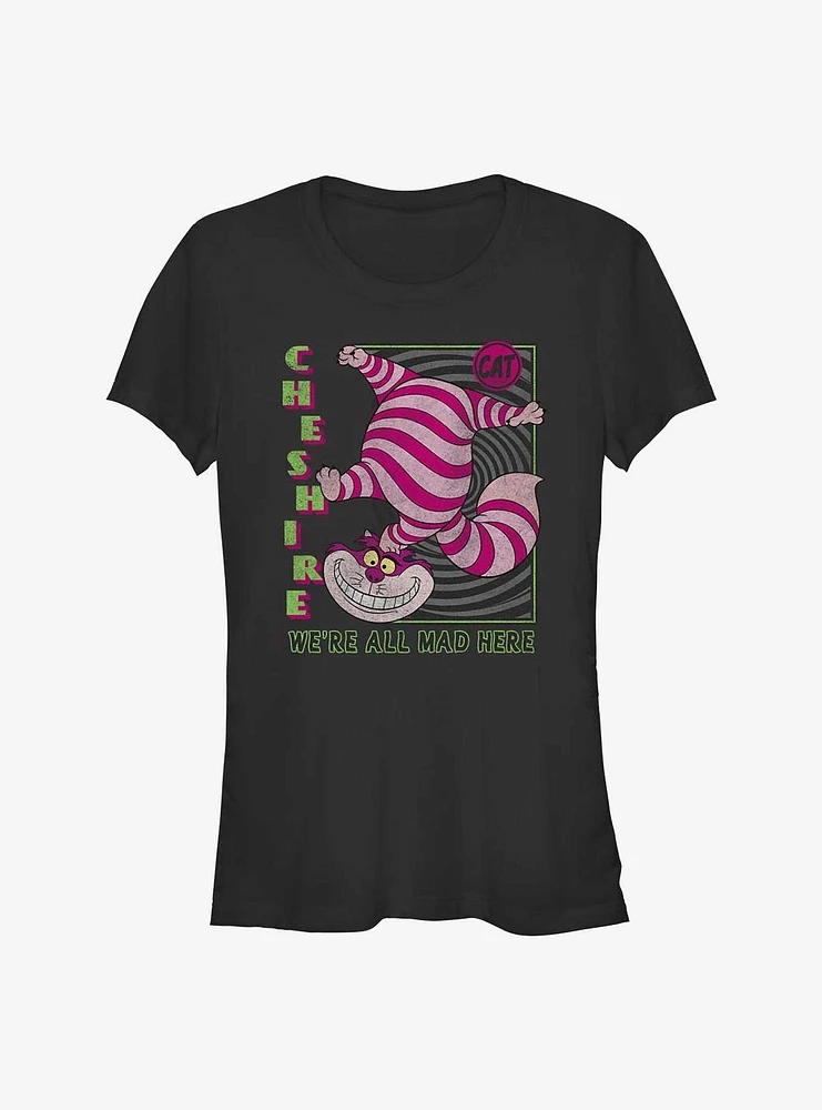 Disney Alice Wonderland Were Mad Here Girls T-Shirt