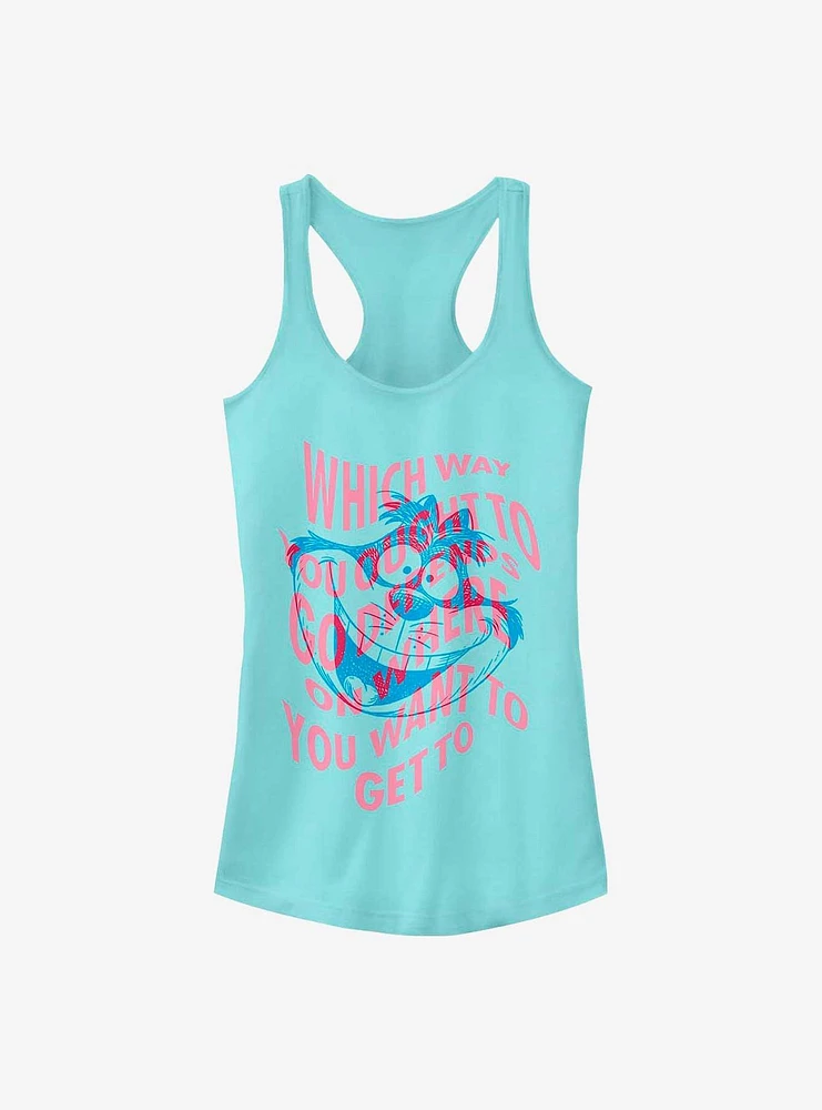 Disney Alice Wonderland Which Way You Ought To Go Girls Tank