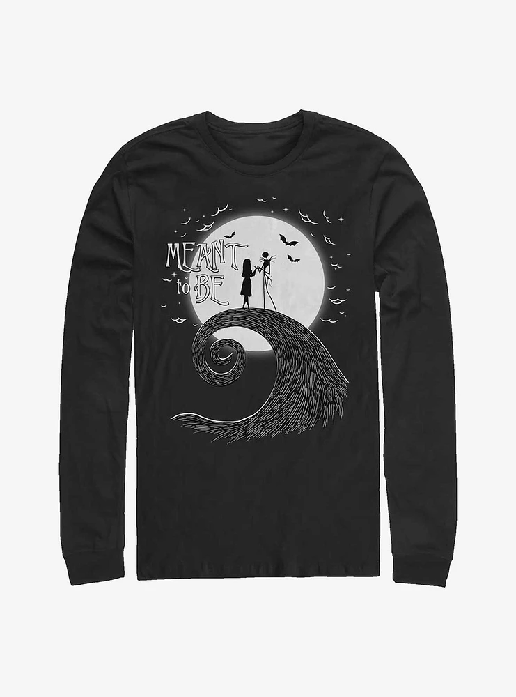 The Nightmare Before Christmas Jack & Sally Meant To Be Long-Sleeve T-Shirt