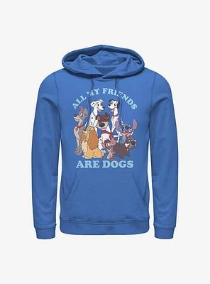 Disney All My Friends Are Dogs Hoodie