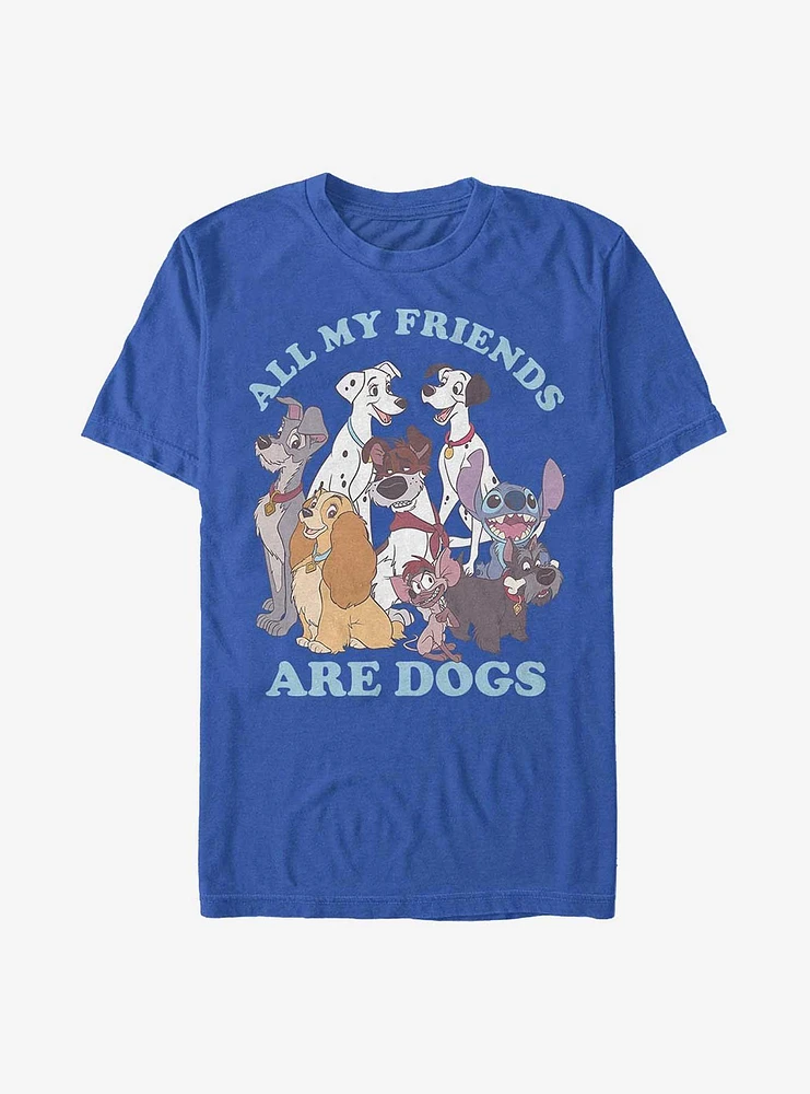 Disney All My Friends Are Dogs T-Shirt