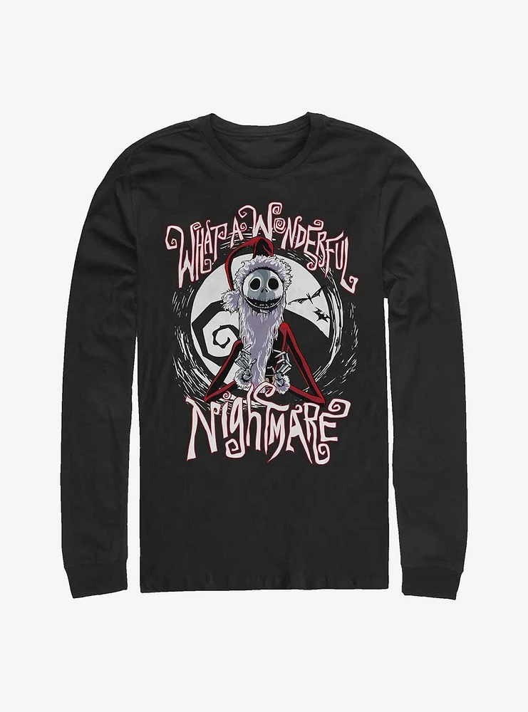 Disney The Nightmare Before Christmas What A Wonderful Santa Jack Long-Sleeve T-Shirt