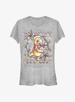 Disney Winnie The Pooh At Christams Girls T-Shirt