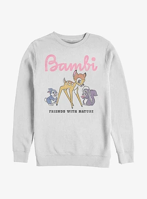 Disney Bambi Friends With Nature Sweatshirt