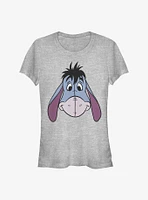 Disney Winnie The Pooh Eeyore Big Face Girls T-Shirt