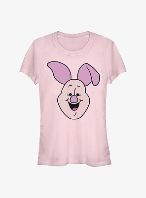 Disney Winnie The Pooh Big Face Piglet Girls T-Shirt