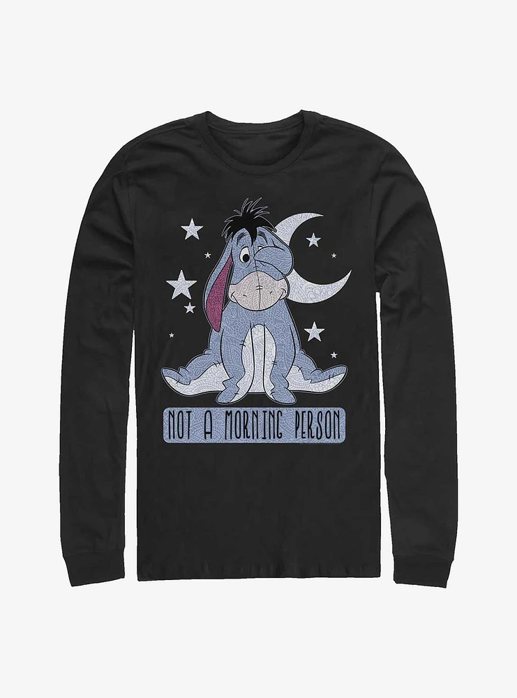 Disney Winnie The Pooh Eeyore Not A Morning Person Long-Sleeve T-Shirt