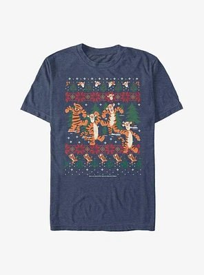 Disney Winnie The Pooh Tigger Woods Christmas T-Shirt