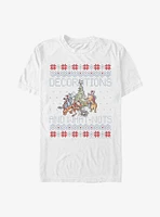 Disney Winnie The Pooh Decorations And What-Nots Ugly Christmas T-Shirt