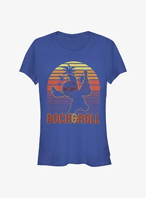 Disney Lilo And Stitch Sunset Rock Roll Girls T-Shirt