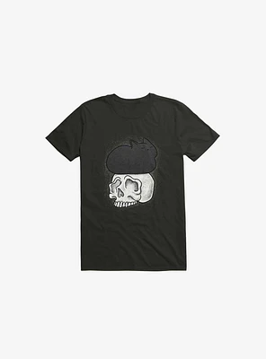 Cat Skull Black T-Shirt