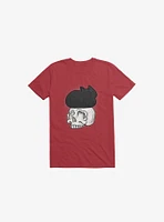 Cat Skull Red T-Shirt