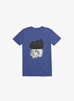 Cat Skull Royal Blue T-Shirt