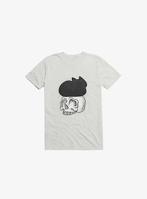 Cat Skull White T-Shirt