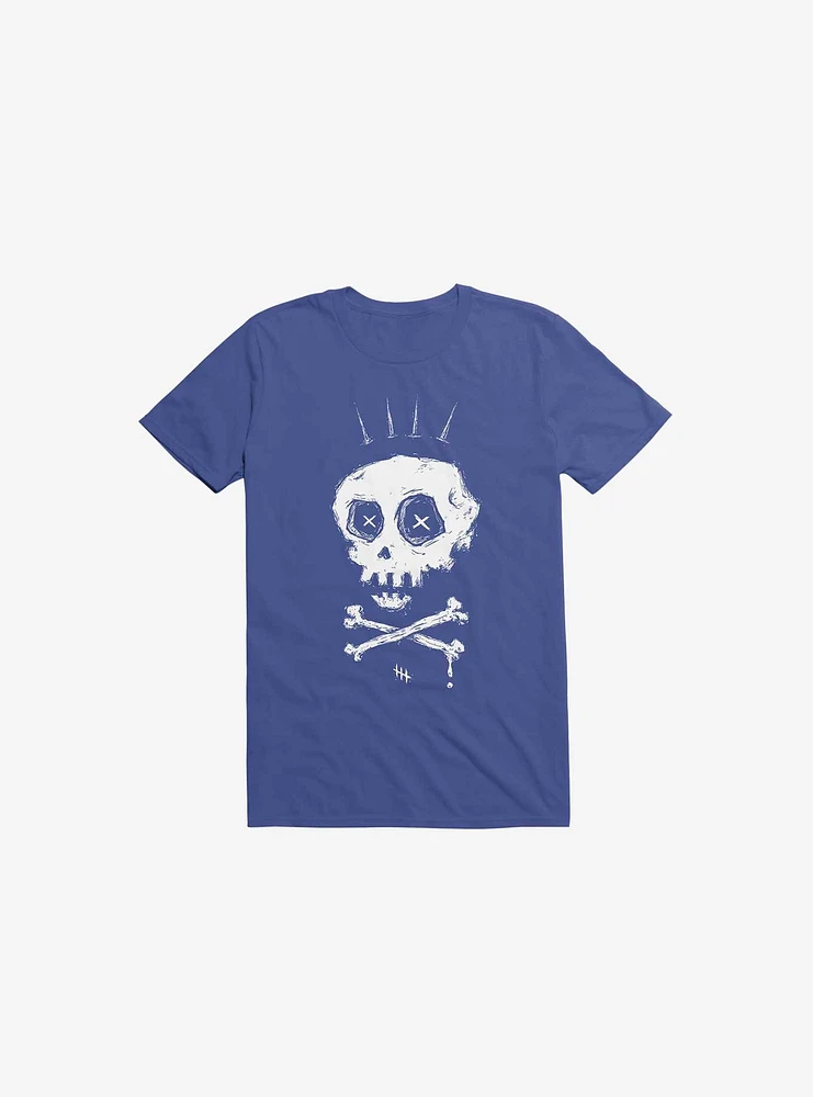 Crown Old Bones Royal Blue T-Shirt