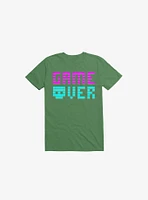 Game Over Skull Kelly Green T-Shirt