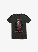 Mary De Los Muertos Black T-Shirt