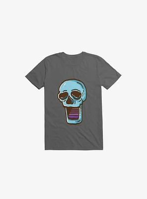 Modern Skull Asphalt Grey T-Shirt
