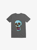 Modern Skull Asphalt Grey T-Shirt