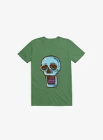 Modern Skull Kelly Green T-Shirt