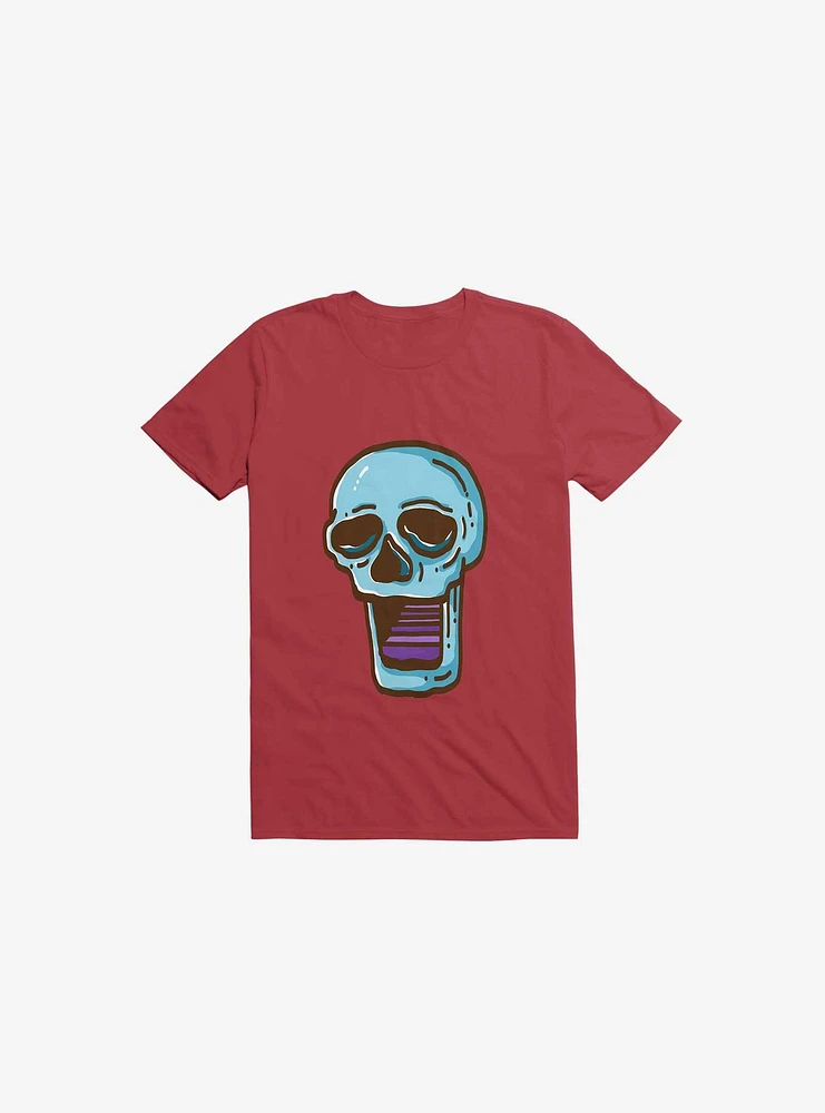 Modern Skull Red T-Shirt