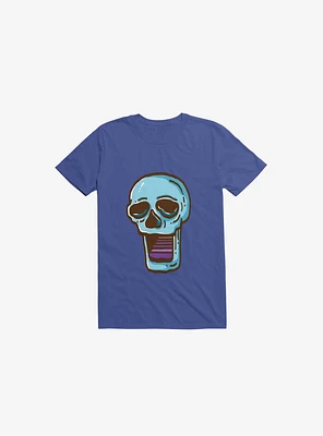 Modern Skull Royal Blue T-Shirt