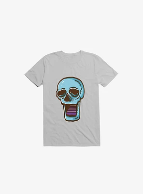 Modern Skull Ice Grey T-Shirt
