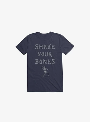 Shake Your Bones Navy Blue T-Shirt
