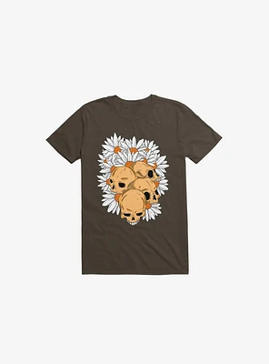 Skull Have Chance Brown T-Shirt