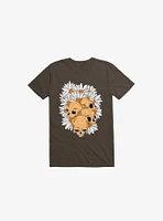 Skull Have Chance Brown T-Shirt