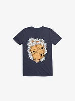 Skull Have Chance Navy Blue T-Shirt