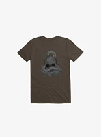 Snake & Skull Brown T-Shirt