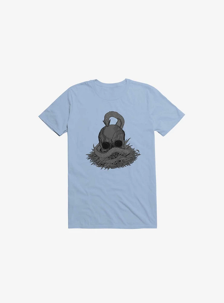 Snake & Skull Light Blue T-Shirt