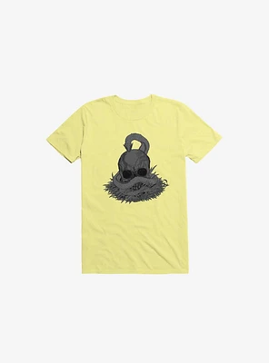 Snake & Skull Corn Silk Yellow T-Shirt