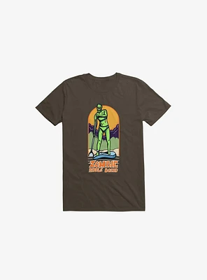 Zombie Paddle Board Brown T-Shirt