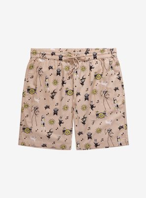 Disney The Nightmare Before Christmas Music Instruments Drawstring Shorts - BoxLunch Exclusive