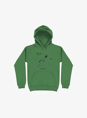 Boneless Crew Skater Skeleton Kelly Green Hoodie