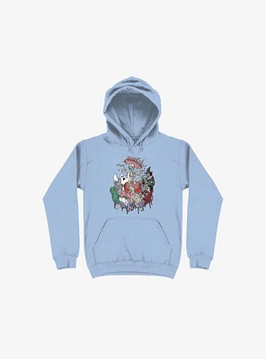 Celebration! Monsters Light Blue Hoodie