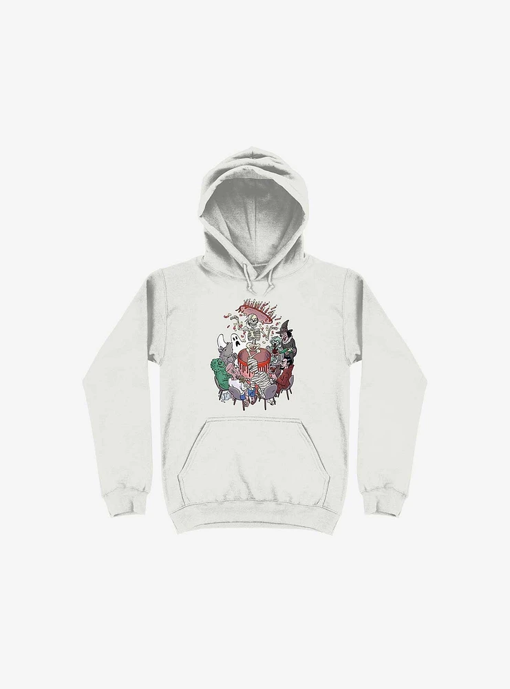 Celebration! Monsters White Hoodie