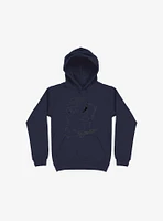 Deathline Reaper Navy Blue Hoodie