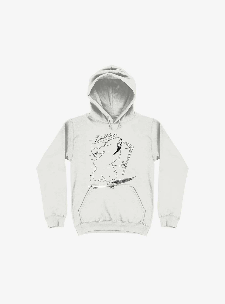 Deathline Reaper White Hoodie