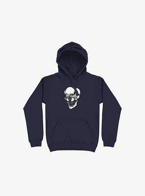 Dynamical Skull Navy Blue Hoodie