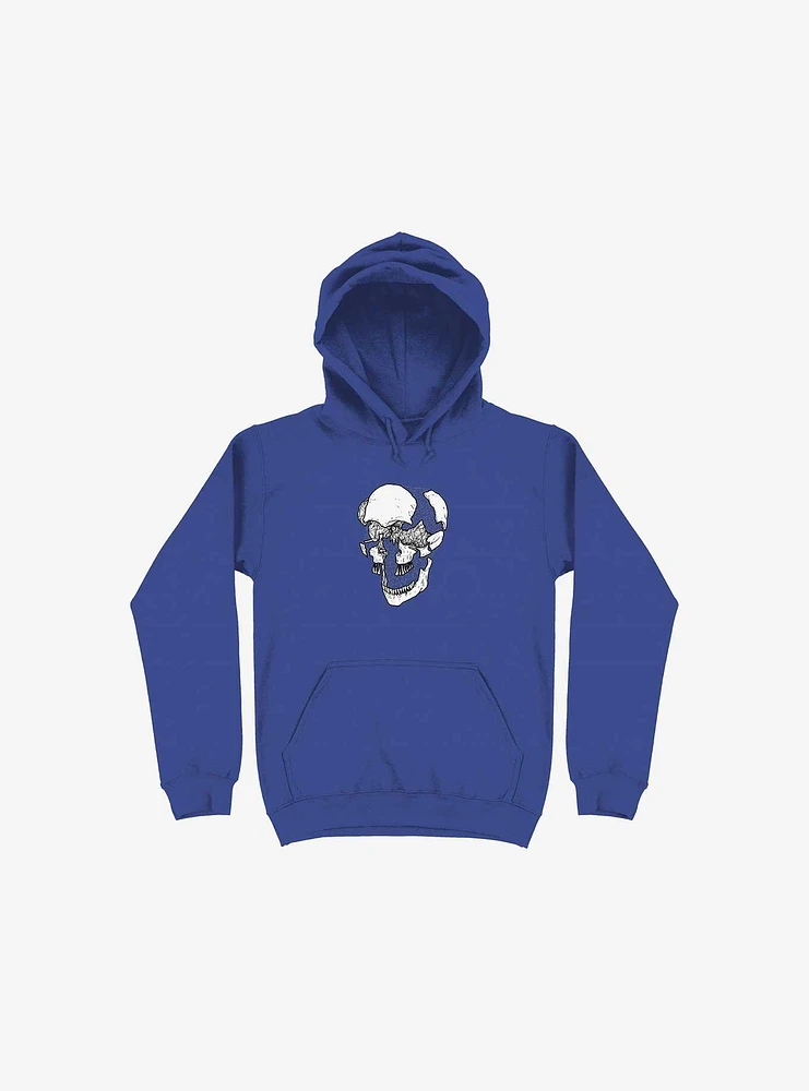 Dynamical Skull Royal Blue Hoodie